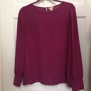 Fuchsia J. Crew Tunic